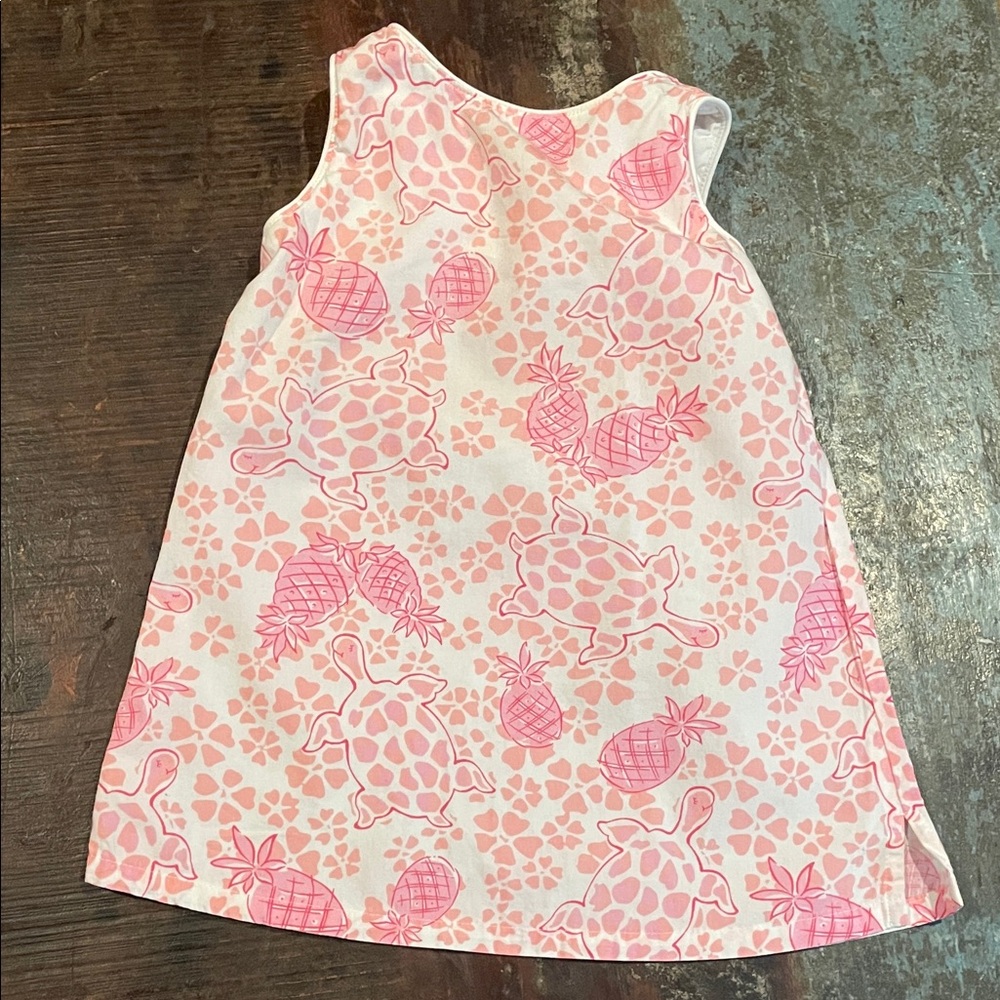 Old Navy Pink and White 18-24 Month Dress